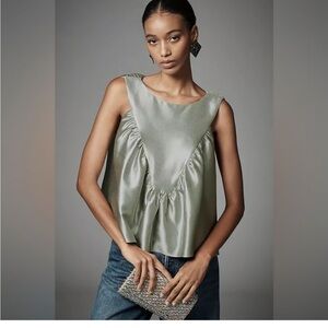 Anthropologie Maeve mare shirred swing top NWOT